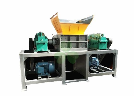 China PC Auto Control Double Shaft Shredder Machine For Steel / Iron / Aluminum Profile supplier