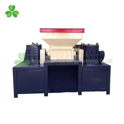 China Industrial Municipal Solid Waste Shredder Machine / Two Shaft Shredder 11×2KW supplier
