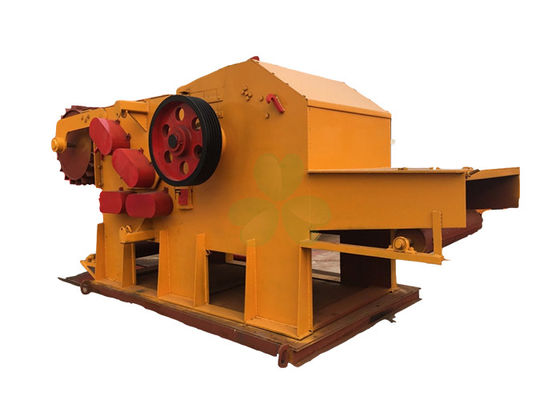China Large Capacity Mobile Wood Chipper Machine To Make Sawdust Color Optional supplier