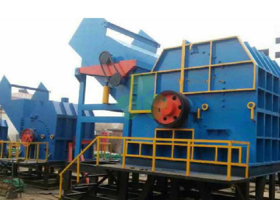 China Multifunctional Metal Crusher Machine 1250 R/Min Rotation Rate 7.6T Weight supplier