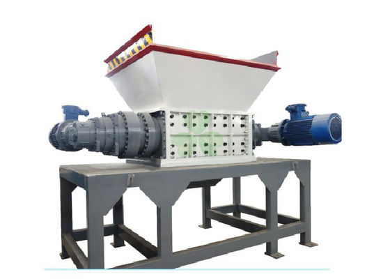 China High Output Double Shaft Plastic Shredder Machine / Waste Plastic Automatic Crusher supplier