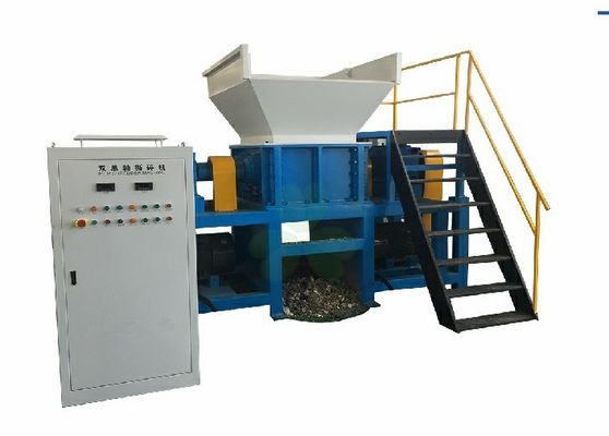 China Two Shaft Copper Wire Shredder / Steel Scrap Shredder Machine 650*2kw Reducer supplier