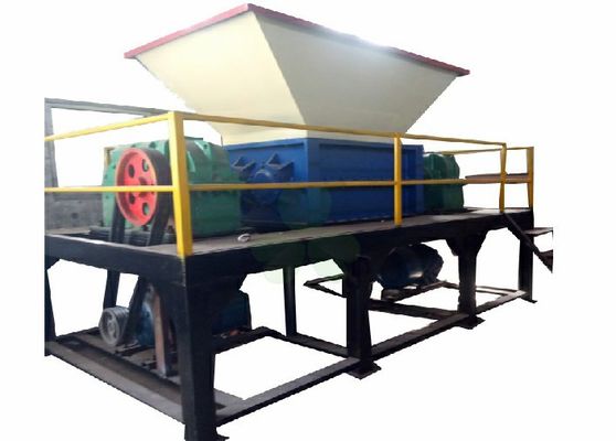 China Large Plastic Industrial Shredder Machine , Plastic Recycling Shredder 22×2kw supplier
