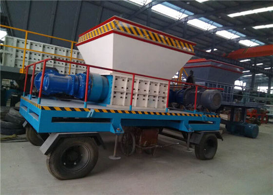 China Industrial Plastic Waste Shredding Machine 2 Tons Capacity OEM Color supplier