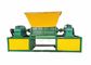 High Output Double Shaft Plastic Can Crusher / Recycling Shredder Machine supplier