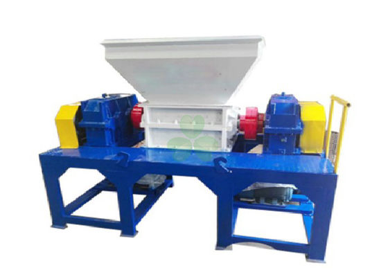 China Double Shaft Waste Tire Shredder Machine With 26pcs Knives SGS Approval supplier