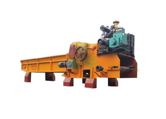 China Timber Shredder Wood Crusher Machine Mobile Integrated Type Big Capacity supplier