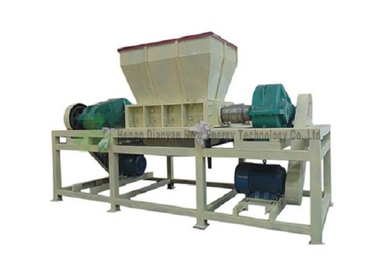 China Alloy Blades 2 Shaft Small Paper Shredder Machine For Garbage Disposal System supplier