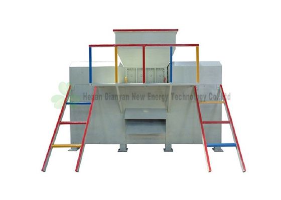 China 18 Months Warranty Waste Tire Shredder Two Shaft Waste Recycling Plant supplier