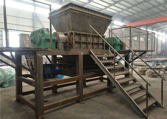 China Hospital Waste Shredder Machine Double Shaft Garbage Disposal Plant supplier