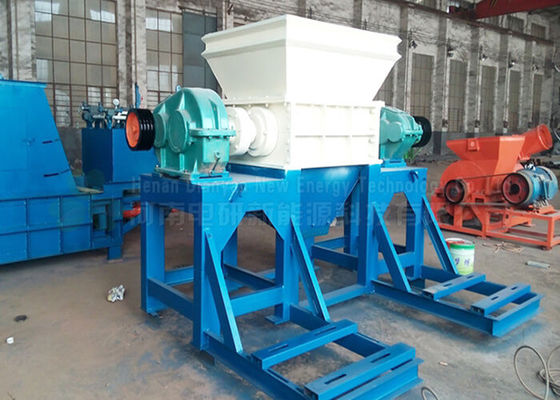 China 40 Tons Capacity Twin Shaft Plastic Shredder E Waste Scrap Metal Recycling Machine supplier