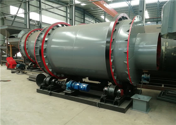 China Sludge Rotary Triple Drum Dryer Rotary Industrial Small Size For Building Materials supplier
